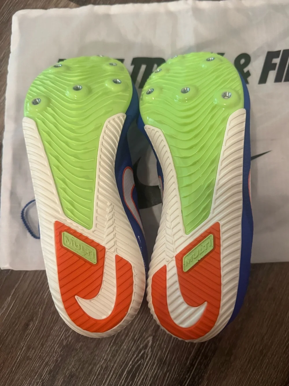 Men’s Nike Track and Field Zoom Multi Rival Shoes with Spikes - Size 11